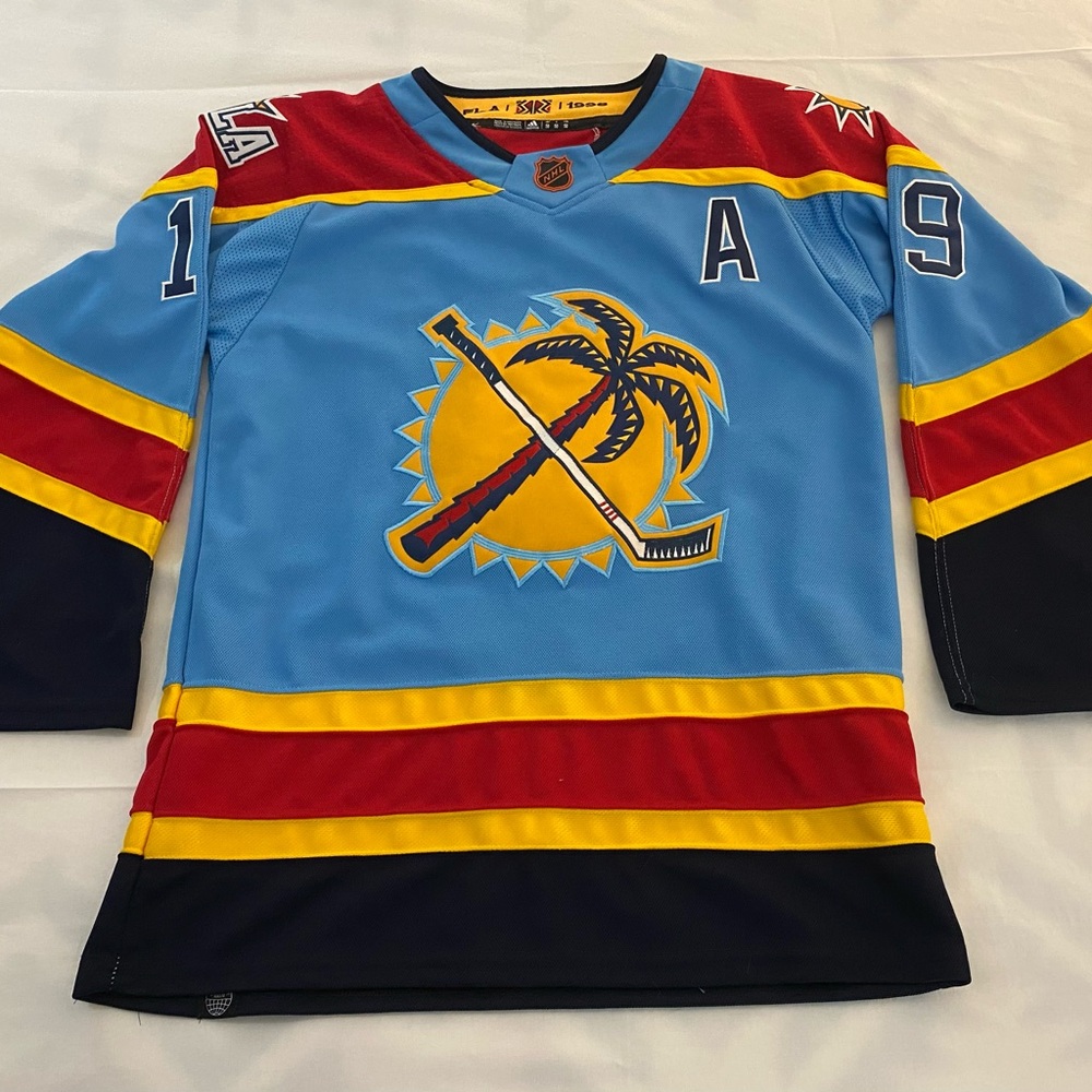 Adidas NHL Reverse Retro Florida Panthers #19 Matthew Tkachuk jersey